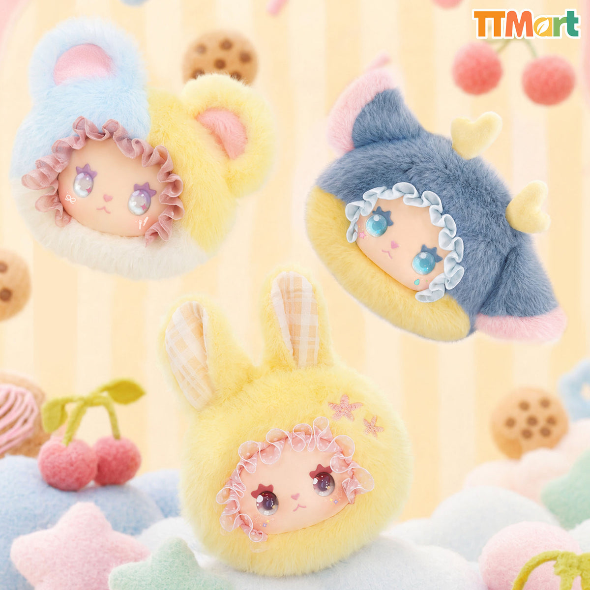 LUCKY EMMA Silly Little Cutie Pouch Series Plush Blind Box