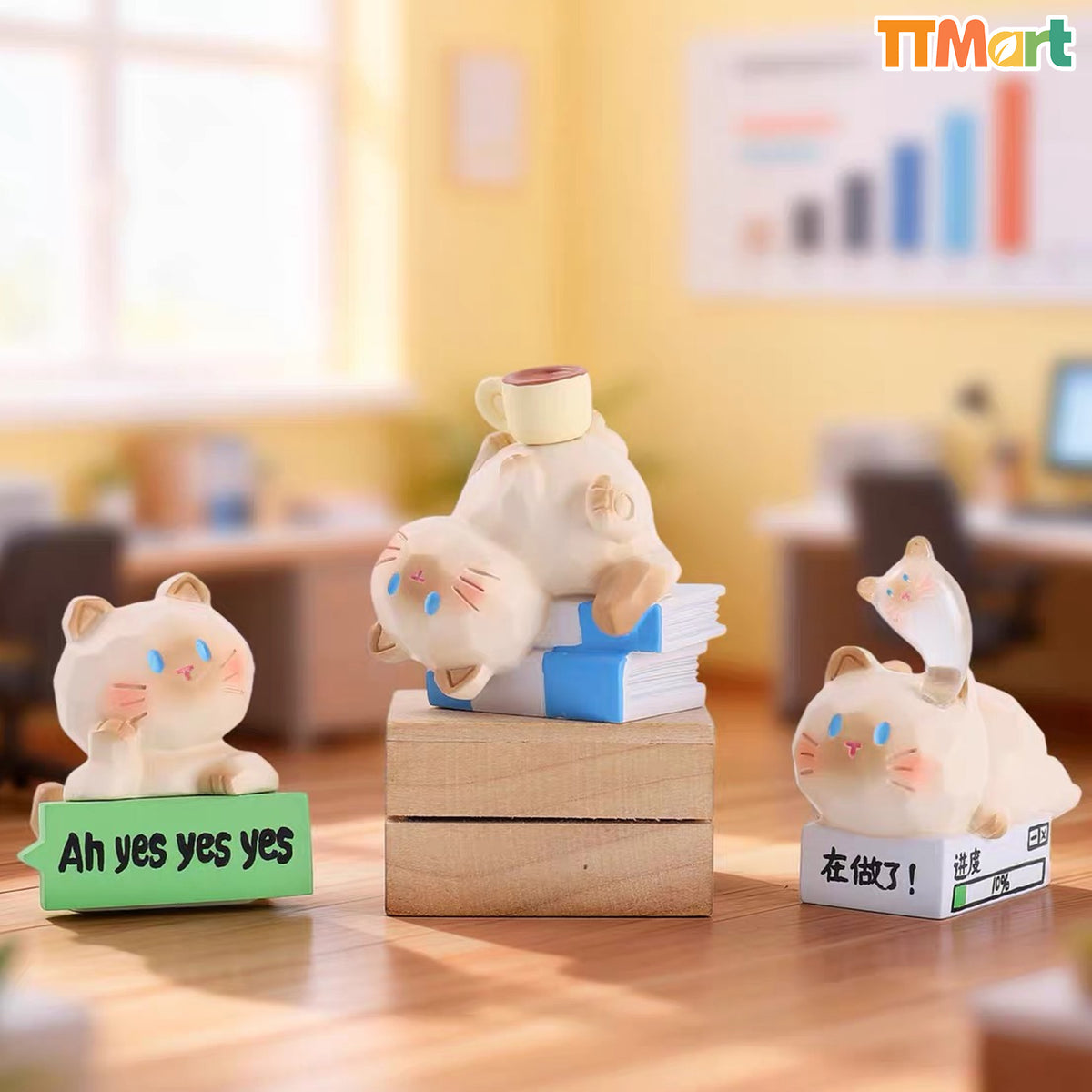 Workplace Working Cat Series Blind Box