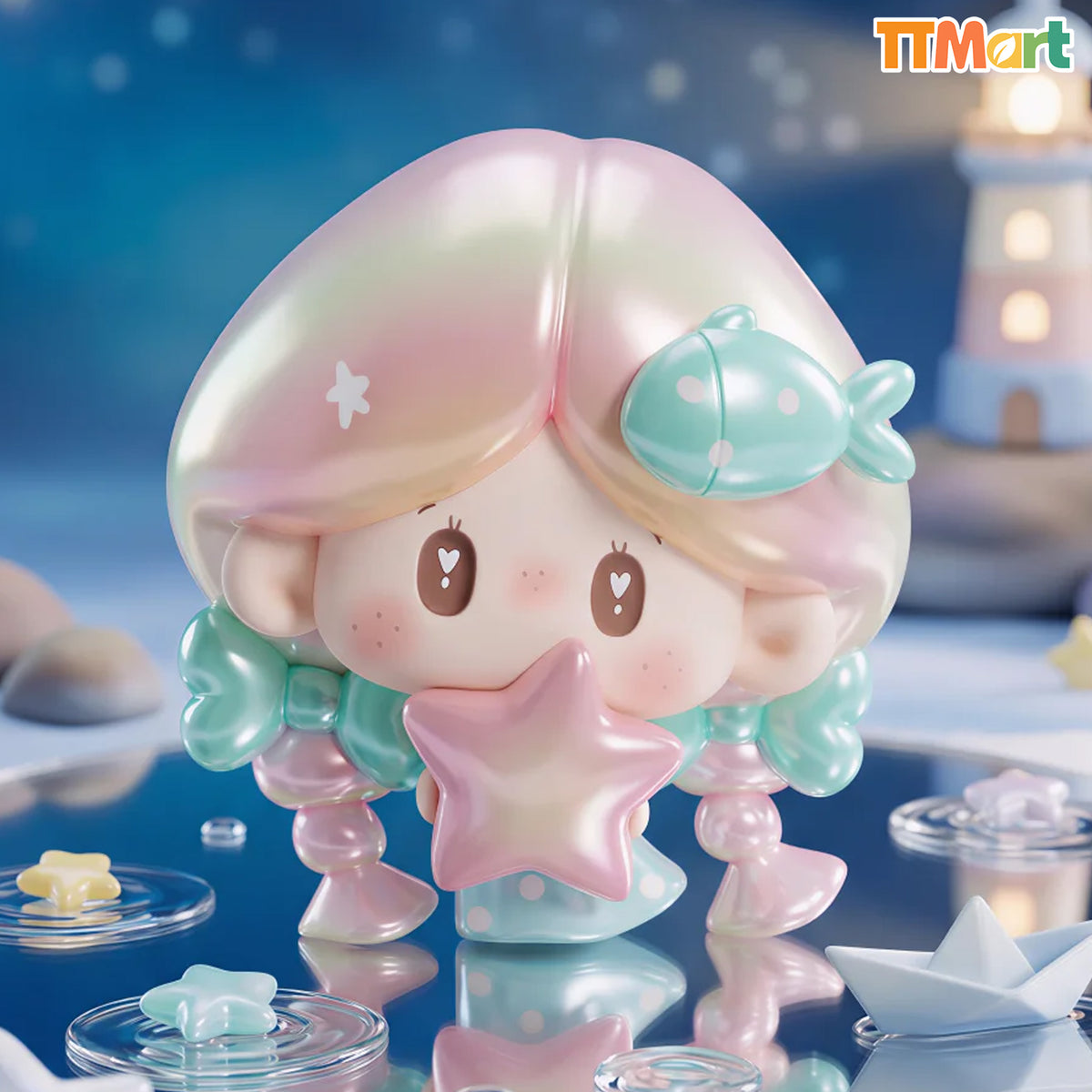 FISHY Girl's Heart Series Bean Blind Bag