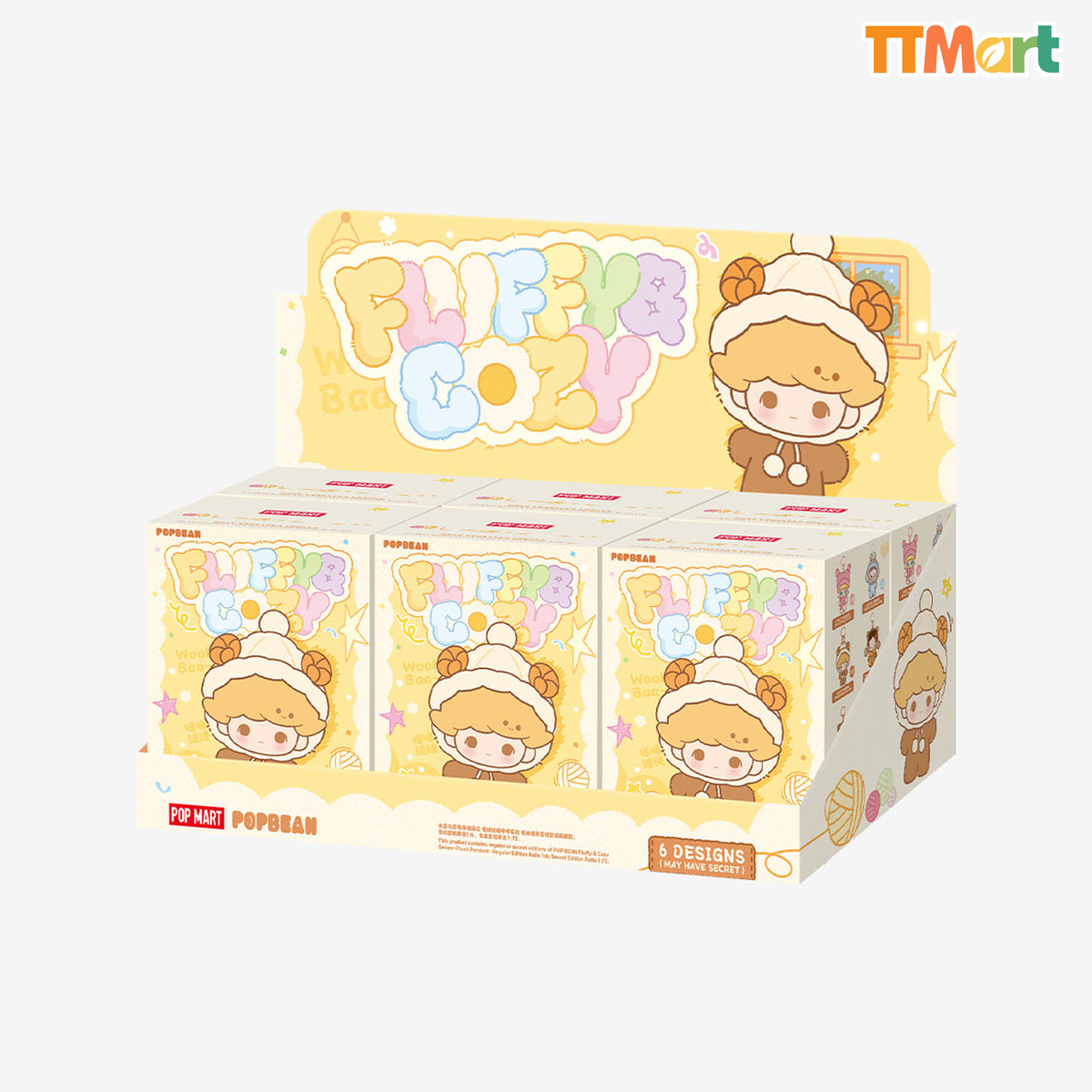 POP BEAN Fluffy & Cozy Series-Plush Pendant Blind Box