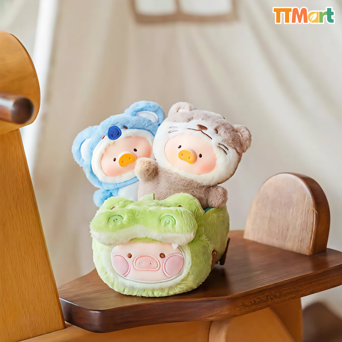 LULU THE PIGGY Animal Party Puppet Show Plush Series Blind Box
